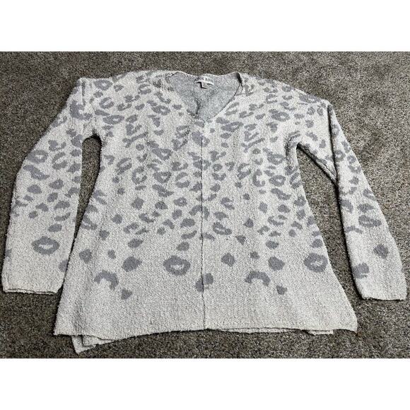 Knox Rose Leopard Print Casual Sweater Comfy Women's Size Medium M - Picture 2 of 6